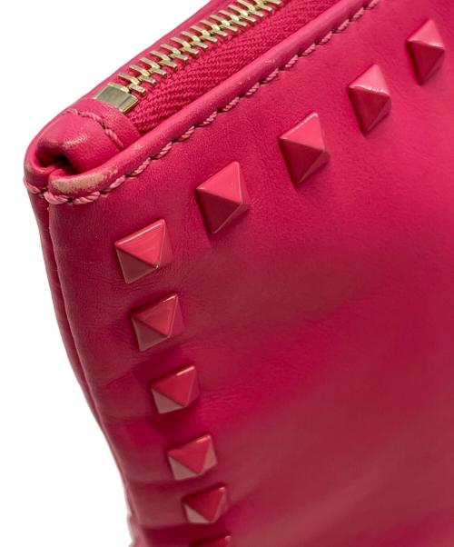 VALENTINO（ヴァレンティノ）VALENTINO (ヴァレンティノ) クラッチバッグ ショッキングピンクの古着・服飾アイテム