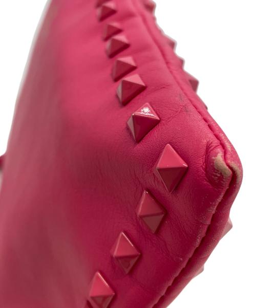 VALENTINO（ヴァレンティノ）VALENTINO (ヴァレンティノ) クラッチバッグ ショッキングピンクの古着・服飾アイテム