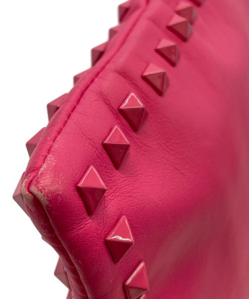 VALENTINO（ヴァレンティノ）VALENTINO (ヴァレンティノ) クラッチバッグ ショッキングピンクの古着・服飾アイテム