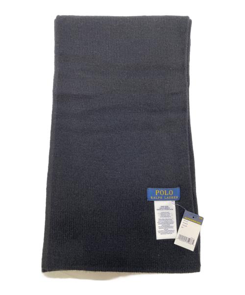 POLO RALPH LAUREN（ポロ・ラルフローレン）POLO RALPH LAUREN (ポロ・ラルフローレン) マフラー ブラックの古着・服飾アイテム