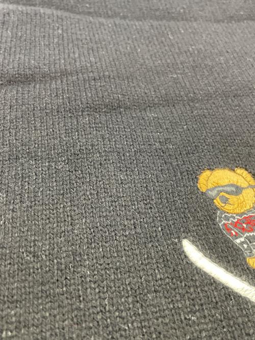 POLO RALPH LAUREN（ポロ・ラルフローレン）POLO RALPH LAUREN (ポロ・ラルフローレン) マフラー ブラックの古着・服飾アイテム