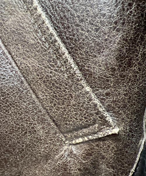 Schott（ショット）Schott (ショット) B-3 ムートンフライトジャケット ブラウン サイズ:３６の古着・服飾アイテム