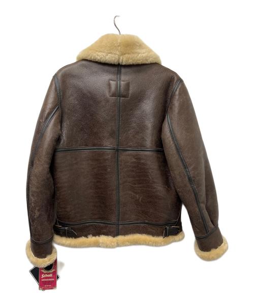 Schott（ショット）Schott (ショット) B-3 ムートンフライトジャケット ブラウン サイズ:３６の古着・服飾アイテム