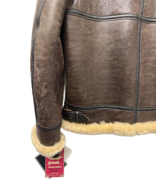 Schott（ショット）Schott (ショット) B-3 ムートンフライトジャケット ブラウン サイズ:３６の古着・服飾アイテム