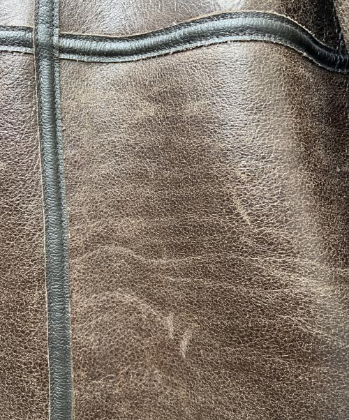 Schott（ショット）Schott (ショット) B-3 ムートンフライトジャケット ブラウン サイズ:３６の古着・服飾アイテム