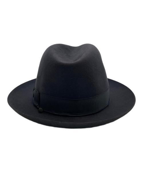 BORSALINO（ボルサリーノ）BORSALINO (ボルサリーノ) ハット ブラックの古着・服飾アイテム