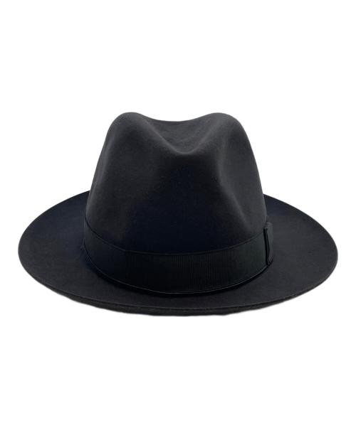 BORSALINO（ボルサリーノ）BORSALINO (ボルサリーノ) ハット ブラックの古着・服飾アイテム