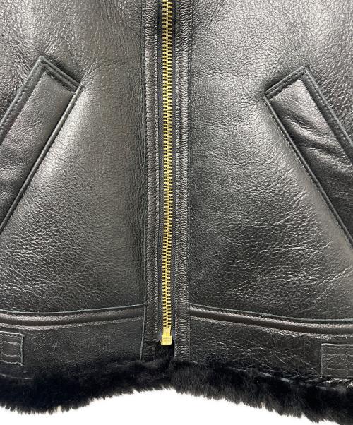 Schott（ショット）Schott (ショット) B-3 ムートンフライトジャケット ブラック サイズ:３６の古着・服飾アイテム