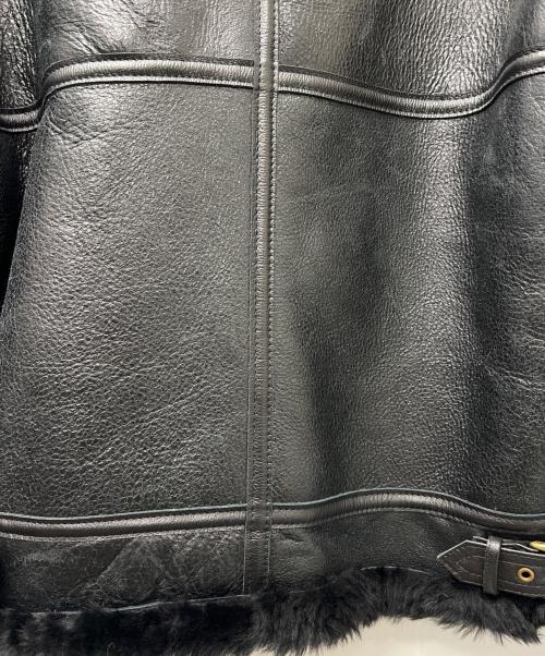 Schott（ショット）Schott (ショット) B-3 ムートンフライトジャケット ブラック サイズ:３６の古着・服飾アイテム