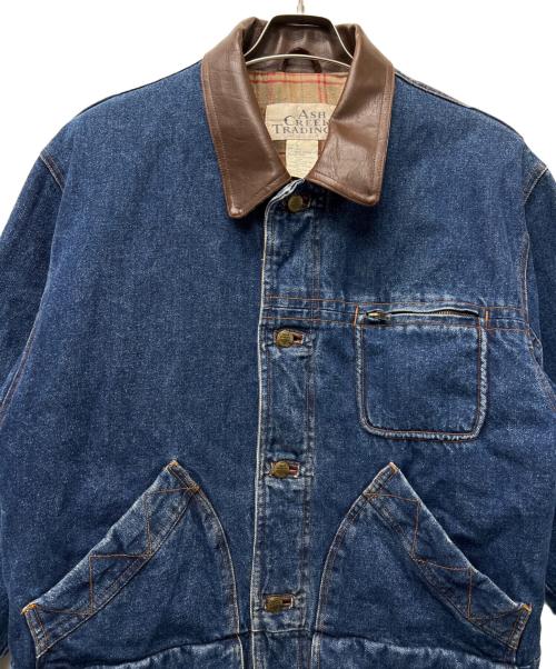 ash creek trading（アッシュクリークトレーディング）ash creek trading (アッシュクリークトレーディング) カバーオール インディゴ サイズ:Ｓの古着・服飾アイテム