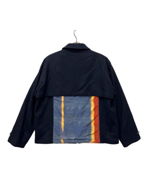 KYOU（キョウ）KYOU (キョウ) ウール切替コート ネイビー サイズ:２の古着・服飾アイテム