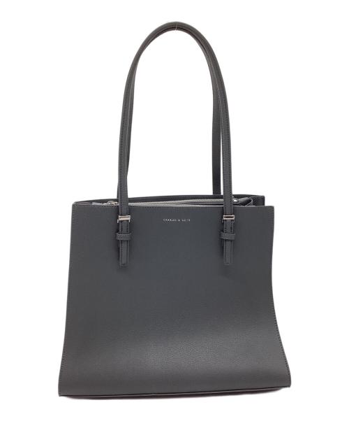 CHARLES & KEITH（チャールズアンドキース）CHARLES & KEITH (チャールズアンドキース) ハンドバッグ グレーの古着・服飾アイテム