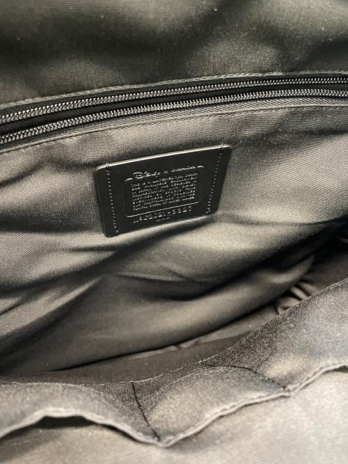 COACH（コーチ）COACH (オールドコーチ) DISNEY (ディズニー) リュック ブラックの古着・服飾アイテム
