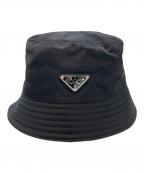 PRADAプラダ）の古着「バケットハット」｜ブラック