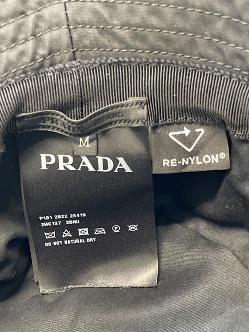 PRADA（プラダ）PRADA (プラダ) バケットハット ブラック サイズ:SIZE Mの古着・服飾アイテム