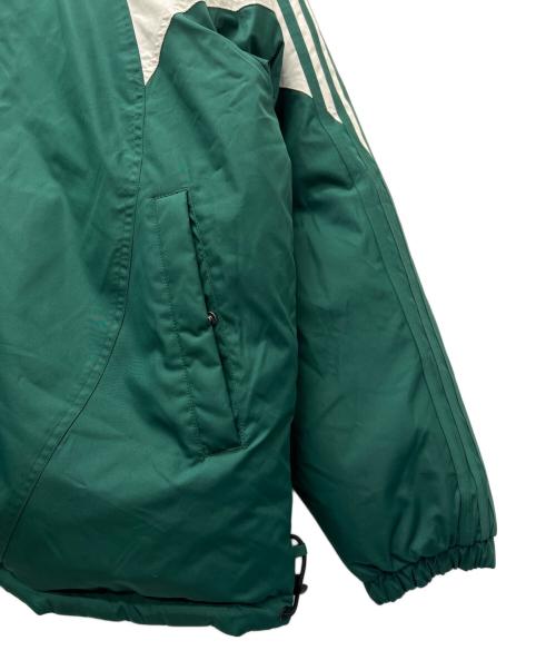 adidas Originals（アディダスオリジナル）adidas Originals (アディダスオリジナル) M JKT DOWN REV COLLEGIATEGREEN グリーン×ホワイト サイズ:ＸＬの古着・服飾アイテム