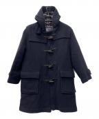 Burberry'sバーバリーズ）の古着「裏ノバチェックダッフルコート」｜ネイビー