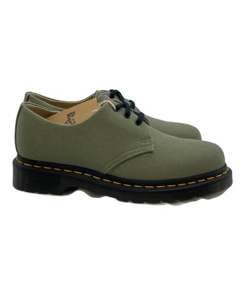 Dr.Martens（ドクターマーチン）Dr.Martens (ドクターマーチン) NATURAL CANVAS グリーン サイズ:37EUの古着・服飾アイテム