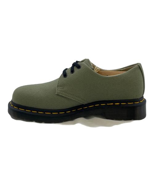 Dr.Martens（ドクターマーチン）Dr.Martens (ドクターマーチン) NATURAL CANVAS グリーン サイズ:37EUの古着・服飾アイテム
