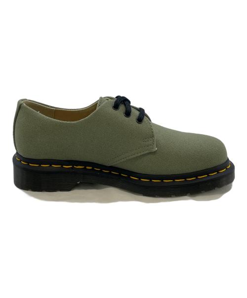 Dr.Martens（ドクターマーチン）Dr.Martens (ドクターマーチン) NATURAL CANVAS グリーン サイズ:37EUの古着・服飾アイテム