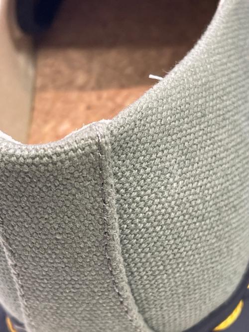 Dr.Martens（ドクターマーチン）Dr.Martens (ドクターマーチン) NATURAL CANVAS グリーン サイズ:37EUの古着・服飾アイテム