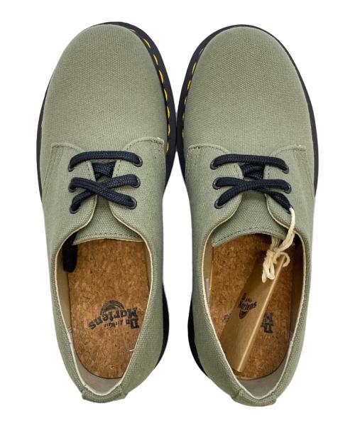 Dr.Martens（ドクターマーチン）Dr.Martens (ドクターマーチン) NATURAL CANVAS グリーン サイズ:37EUの古着・服飾アイテム