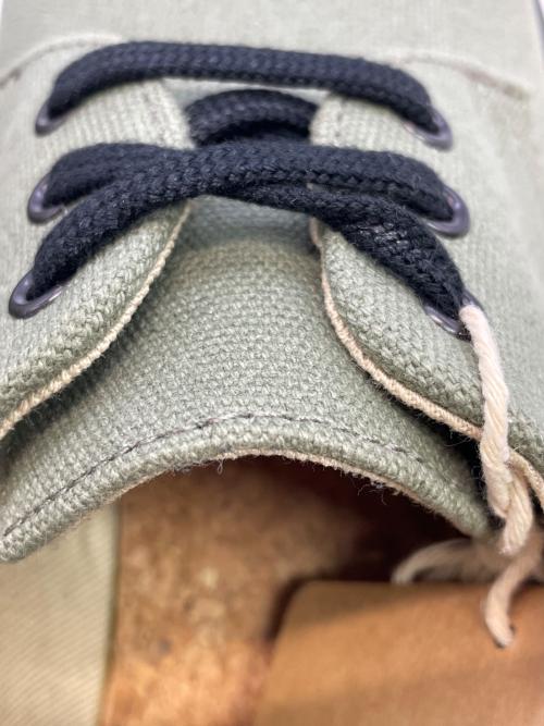 Dr.Martens（ドクターマーチン）Dr.Martens (ドクターマーチン) NATURAL CANVAS グリーン サイズ:37EUの古着・服飾アイテム