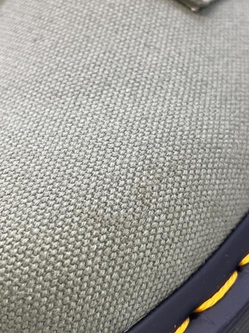 Dr.Martens（ドクターマーチン）Dr.Martens (ドクターマーチン) NATURAL CANVAS グリーン サイズ:37EUの古着・服飾アイテム