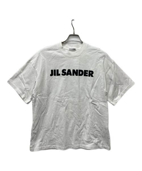JIL SANDER（ジルサンダー）JIL SANDER (ジルサンダー) ロゴプリントTシャツ ホワイト サイズ:Ｓの古着・服飾アイテム