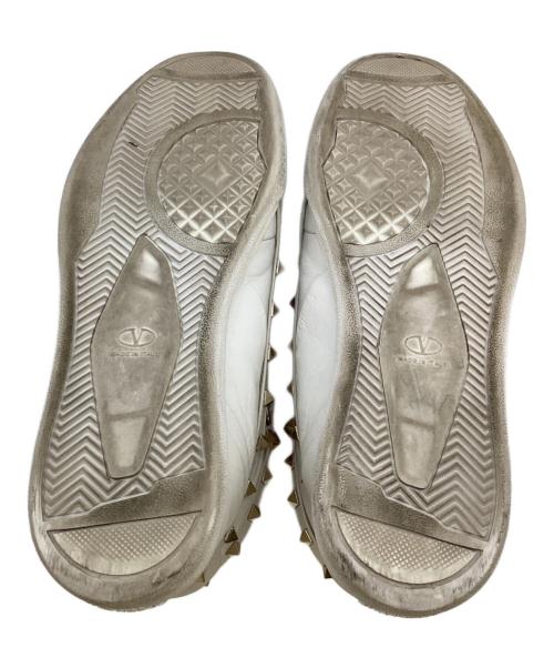 VALENTINO GARAVANI（ヴァレンティノ・ガラヴァーニ）VALENTINO GARAVANI (ヴァレンティノ・ガラヴァーニ) ハイカットスニーカー ホワイト サイズ:39の古着・服飾アイテム