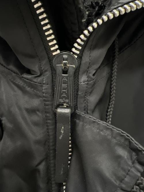 ALPHA（アルファ）ALPHA (アルファ) N-3Bタイプコート ブラック サイズ:ＸＬの古着・服飾アイテム