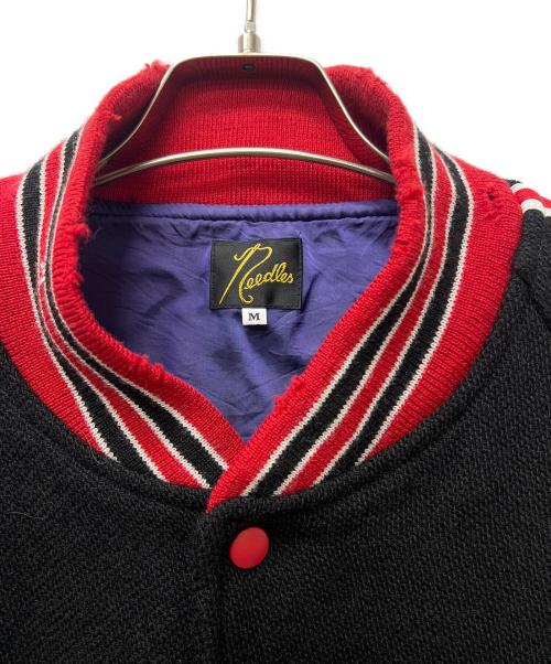 Needles（ニードルズ）Needles (ニードルズ) Deconstructed Lettered Jacket ネイビー サイズ:Ｍの古着・服飾アイテム