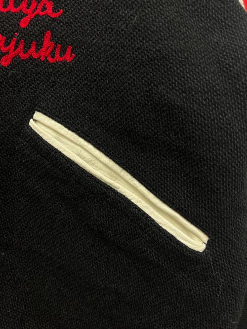 Needles（ニードルズ）Needles (ニードルズ) Deconstructed Lettered Jacket ネイビー サイズ:Ｍの古着・服飾アイテム