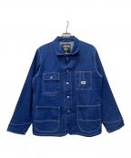 stussyステューシー）の古着「ワークジャケット」｜インディゴ