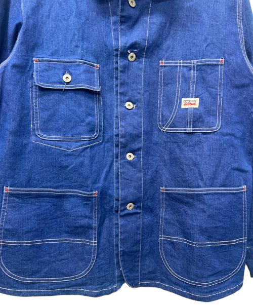 stussy（ステューシー）stussy (ステューシー) ワークジャケット インディゴ サイズ:ＸＬの古着・服飾アイテム