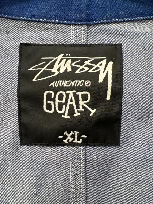 stussy（ステューシー）stussy (ステューシー) ワークジャケット インディゴ サイズ:ＸＬの古着・服飾アイテム