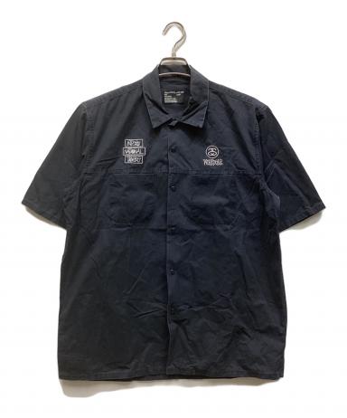 ステューシー　80s 半袖シャツ　サイズXL 中古・古着通販】stussy (ステューシー) 半袖シャツ ネイビー サイズ:X