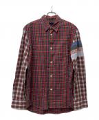 stussyステューシー）の古着「長袖シャツ」｜レッド