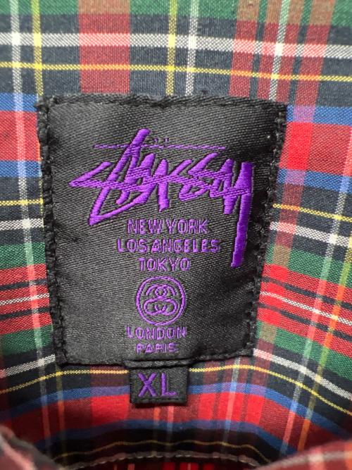 stussy（ステューシー）stussy (ステューシー) 長袖シャツ レッド サイズ:ＸＬの古着・服飾アイテム