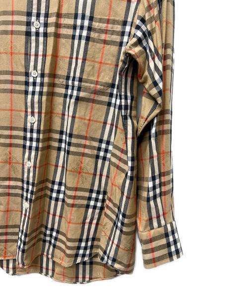 Burberry's（バーバリーズ）Burberry's (バーバリーズ) 長袖シャツ ベージュ サイズ:Ｌの古着・服飾アイテム