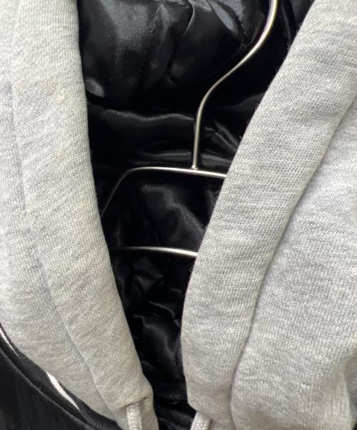 Champion（チャンピオン）Champion (チャンピオン) SUPREME (シュプリーム) Hooded Satin Varsity Jacket ブラック サイズ:Ｌの古着・服飾アイテム