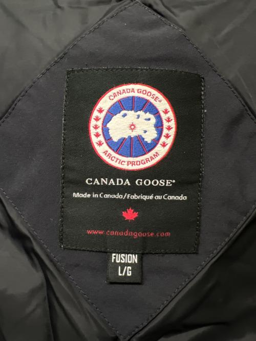 CANADA GOOSE（カナダグース）CANADA GOOSE (カナダグース) ダウンジャケット ネイビー サイズ:Ｌの古着・服飾アイテム