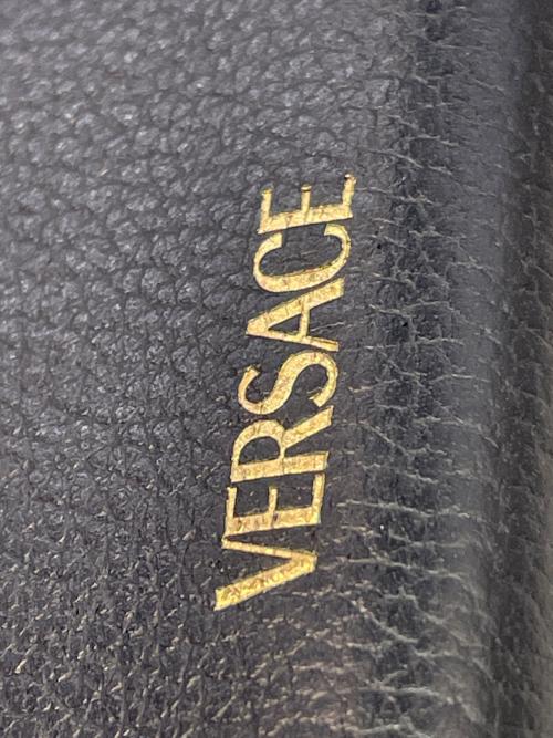 VERSACE（ヴェルサーチェ）VERSACE (ヴェルサーチェ) チェーンウォレット ブラックの古着・服飾アイテム