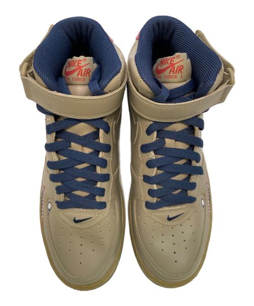 NIKE（ナイキ）NIKE (ナイキ) ハイカットスニーカー ベージュ サイズ:cm27の古着・服飾アイテム