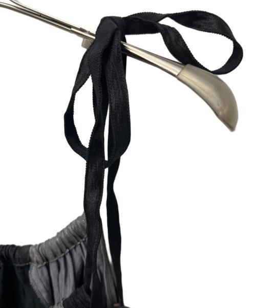 NAKAGAMI（ナカガミ）NAKAGAMI (ナカガミ) 異素材切替キャミソールワンピース ブラック サイズ:Ｍの古着・服飾アイテム