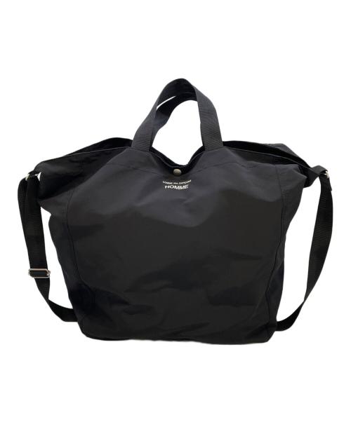 COMME des GARCONS HOMME（コムデギャルソン オム）COMME des GARCONS HOMME (コムデギャルソン オム) 綿ナイロングログラン 2WAY BAG ブラックの古着・服飾アイテム