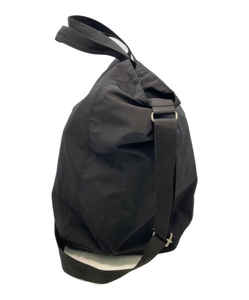 COMME des GARCONS HOMME（コムデギャルソン オム）COMME des GARCONS HOMME (コムデギャルソン オム) 綿ナイロングログラン 2WAY BAG ブラックの古着・服飾アイテム