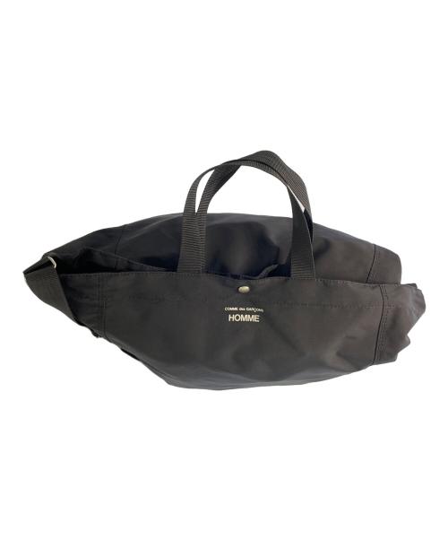 COMME des GARCONS HOMME（コムデギャルソン オム）COMME des GARCONS HOMME (コムデギャルソン オム) 綿ナイロングログラン 2WAY BAG ブラックの古着・服飾アイテム