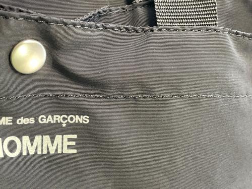 COMME des GARCONS HOMME（コムデギャルソン オム）COMME des GARCONS HOMME (コムデギャルソン オム) 綿ナイロングログラン 2WAY BAG ブラックの古着・服飾アイテム