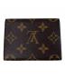 LOUIS VUITTON (ルイ ヴィトン) カードケース ブラウン：32000円
